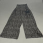 NORMA KAMALI High Waist Pleat Pant Women's Sz S/32 Chocolate Glenn Plaid Tweed