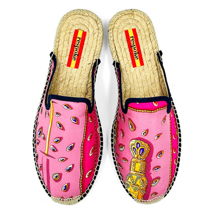 RIVES Pink Mule Espadrilles