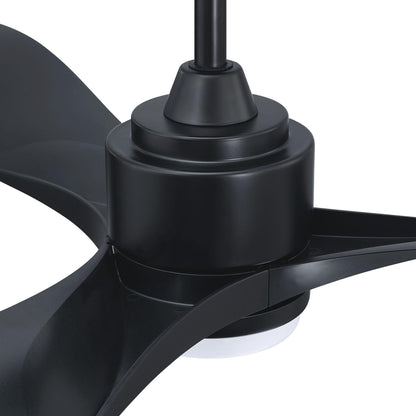 66" Misael Propeller Industrial DC Motor Ceiling Fan with LED Lighting