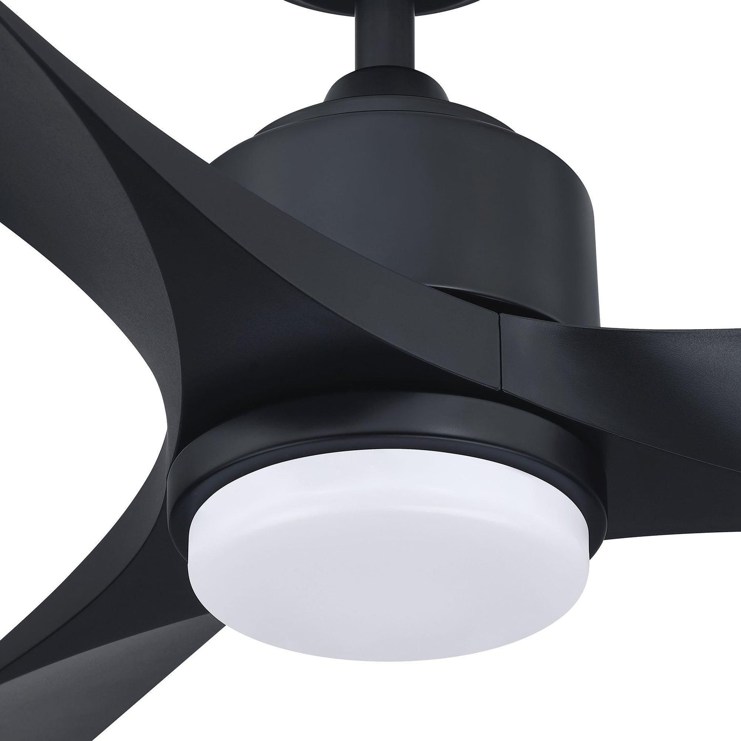 66" Misael Propeller Industrial DC Motor Ceiling Fan with LED Lighting