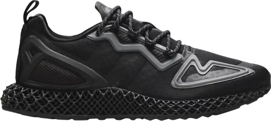 adidas ZX 2K 4D Triple Core Black Size 9M / 10.5W DS OG ALL