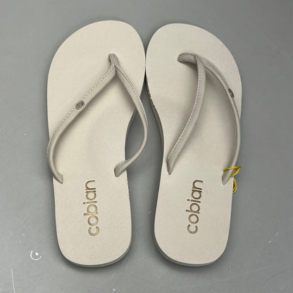 COBIAN Nia's Bounce Synthetic Leather Sandals Women's Sz 9, EU 39.5 Cream NIA25-110-9