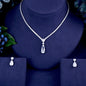 Desiree - Silver Cubic Zirconia Bridal Jewelry Set - More Colors