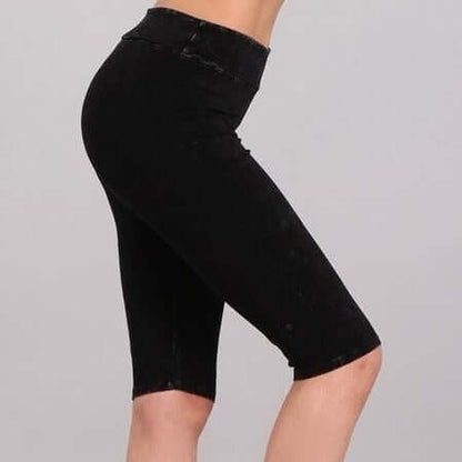 Ladies Longer Length Biker Shorts Made in USA