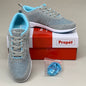 PROPET Washable Walker Evolution Shoes M(B) Women's SZ 9 LT Grey/LT Blue WCS012MGLBM-09