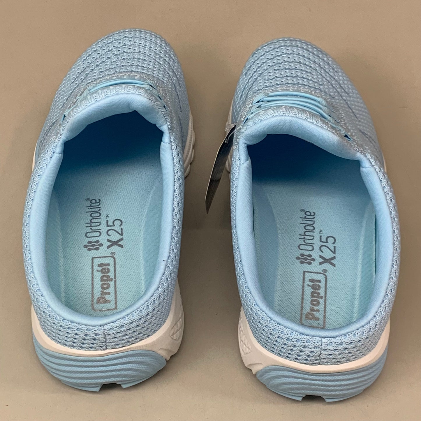 PROPET Tour Knit Slide Sneaker Shoes XX(4E) Women's SZ 8 Baby Blue WAO001MBBLE-08