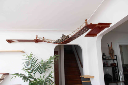 Corner Cat Shelf Bridge