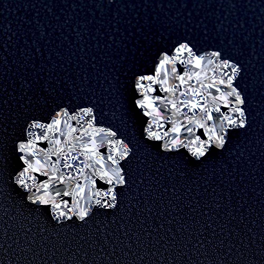 Paris - Crystal Bridal Shoe Clips