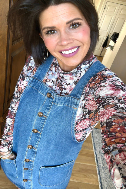 Denim Jumper Dress