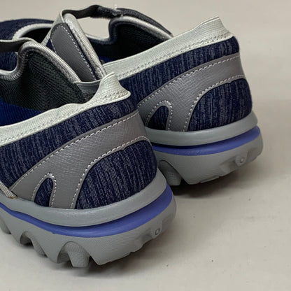 PROPET Onalee Mary Jane Flat Shoes W(D) Women's SZ 8 Blue/Silver WAA003JBLSW-08