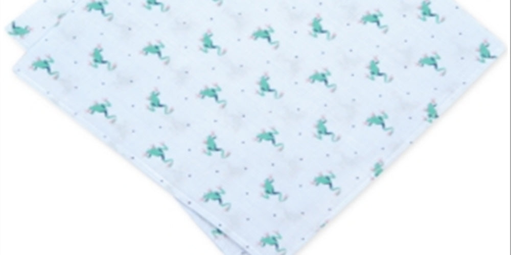 Bar III Men's Frog Striped Business Pocket Square Blue Size  Regular