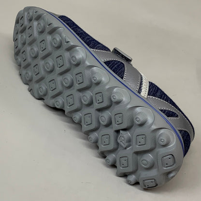 PROPET Onalee Mary Jane Flat Shoes W(D) Women's SZ 8 Blue/Silver WAA003JBLSW-08