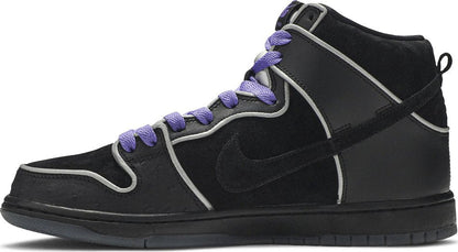 Rare Nike SB Dunk High Black Purple Box 14M