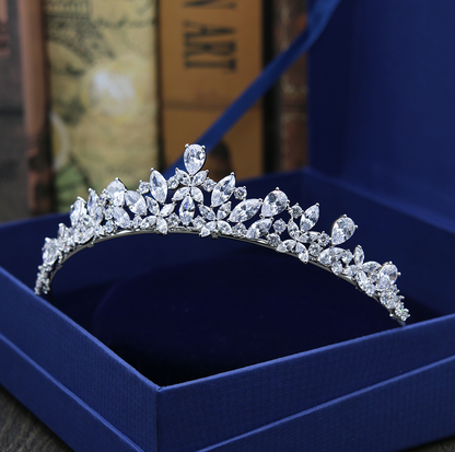 Theresa - Wedding Cubic Zirconia Tiara