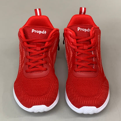 PROPET Travelbound Hi Zip-Up Sneaker Shoes XX(4E) Women's SZ 8 Red WAA006MREDE-08