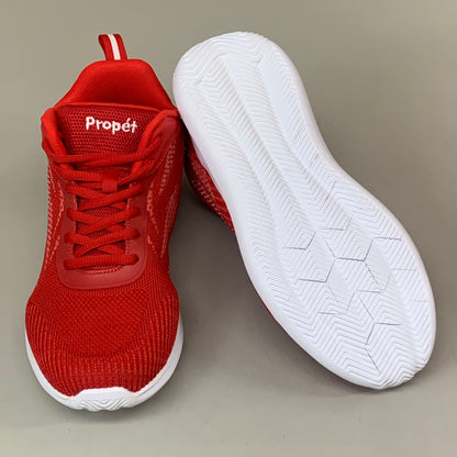 PROPET Travelbound Hi Zip-Up Sneaker Shoes XX(4E) Women's SZ 8 Red WAA006MREDE-08
