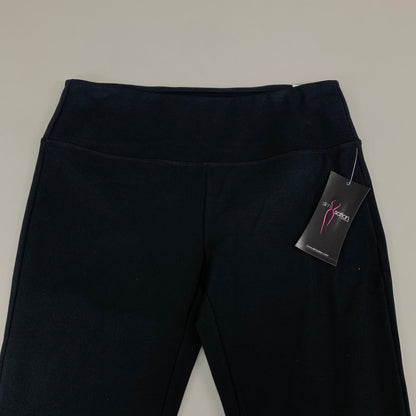 MULTIPLES Legging Petite Women's Sz L Black M9031P