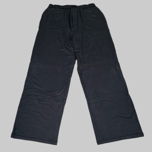 SKIMS Soft Boyfriend Loose Straight-Leg Relaxed Pant Full Length Women Sz M Onyx