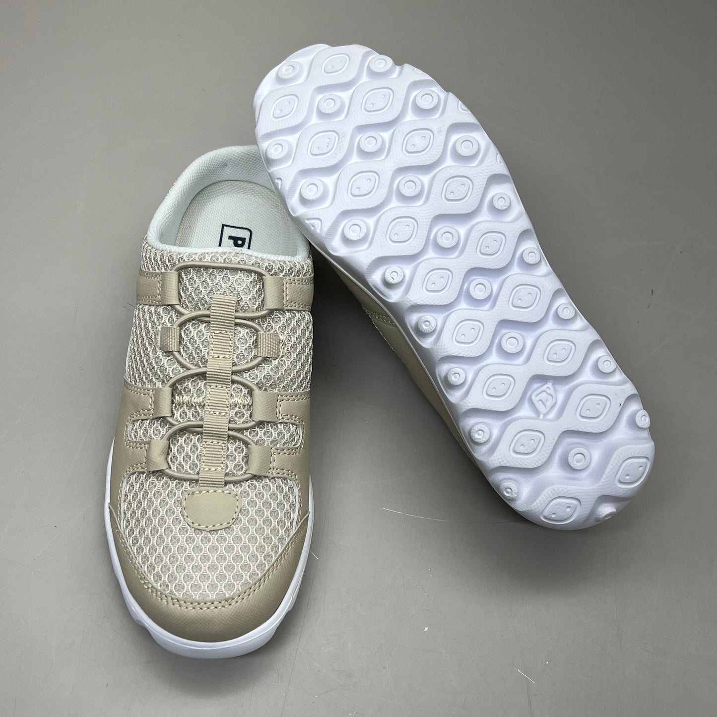 PROPET Travel Activ Slide Breathable 2 Tone Mesh Women's Sz 6 M(B) Sand WAT011M