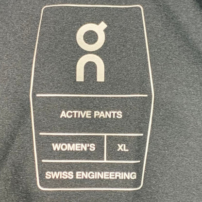 ON RUNNING Women's Active Wear Pants Sz-XLarge Black 256.00274