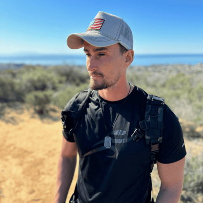JupiterGear American Flag Trucker Hat with Adjustable Strap | Breathable & Unisex