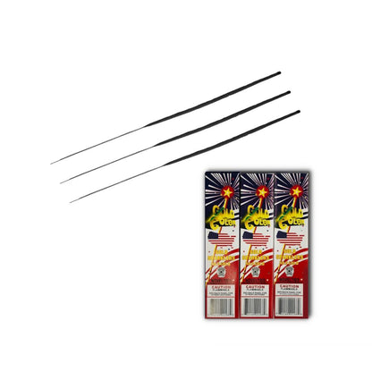 8" Gold Sparklers (Small) - 72 Pack Metal Wire Sparkler Sticks - Wedding, Birthday, New Years, Send Off, Anniversary, New Year, Christmas