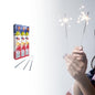 8" Gold Sparklers (Small) - 72 Pack Metal Wire Sparkler Sticks - Wedding, Birthday, New Years, Send Off, Anniversary, New Year, Christmas