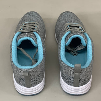 PROPET Washable Walker Evolution Shoes M(B) Women's SZ 9 LT Grey/LT Blue WCS012MGLBM-09