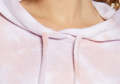 Oli Viv Palmer XL Tie Dye Crop Hoodie, Cotton Candy