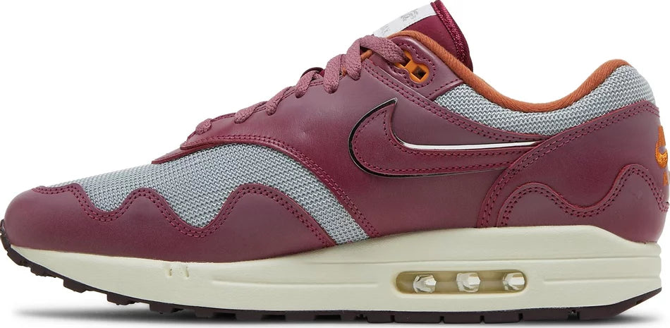 AIR MAX 1 PATTA WAVES MAROON 8M BRAND NEW