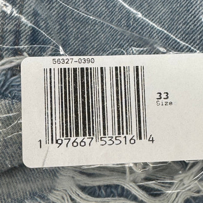LEVIS 501 Original Fit High Rise Shorts Women's Sz 33 Vague Finish Medium Wash