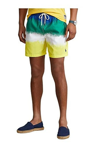 Ralph Lauren Men's Traveler Classic Swim Trunk Yellow Size XX-Large