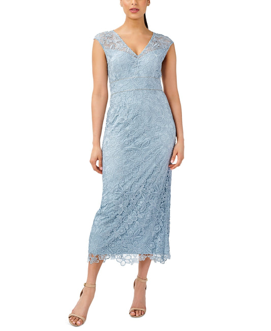 Adrianna Papell Women's Lace Midi Dress