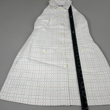 VERONICA BEARD Women's Sleeveless Roxanne Dress Sz-10 Ivory Multi 2406TW6521059