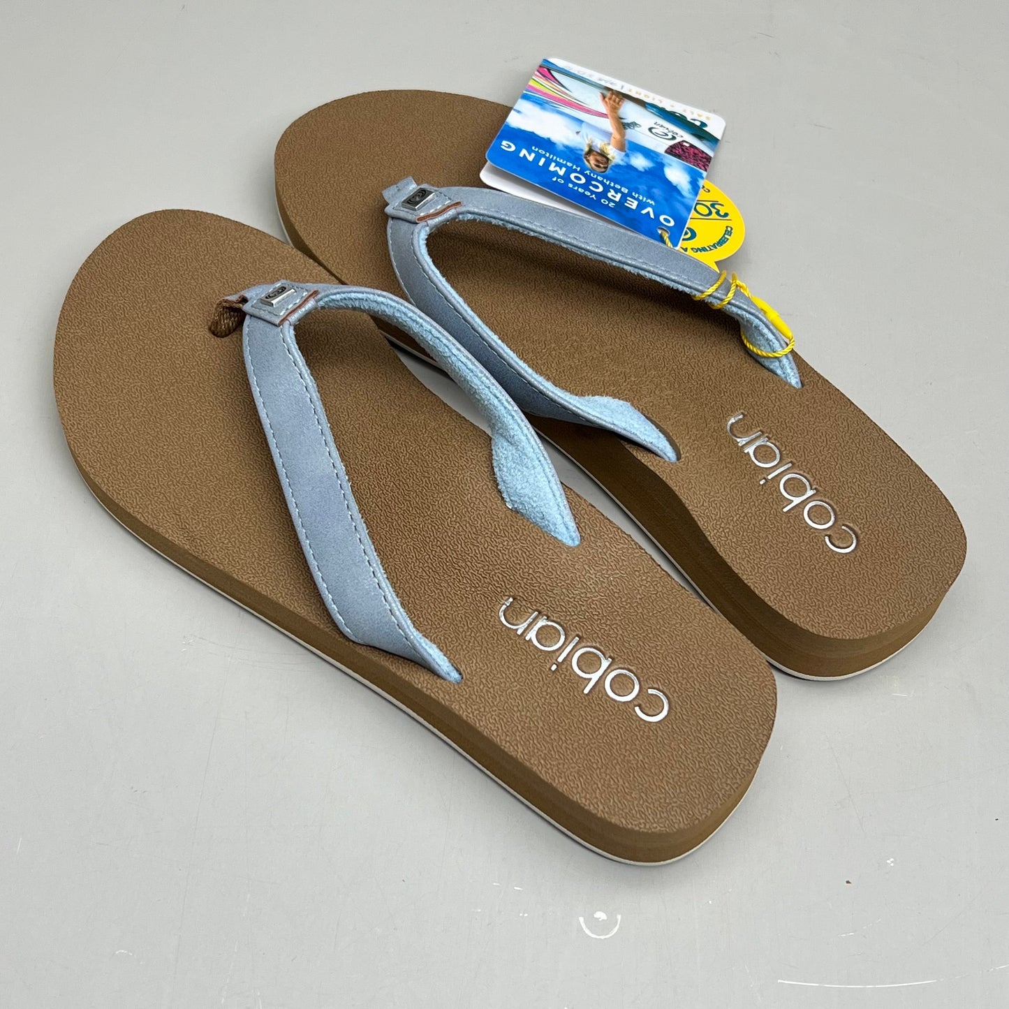 COBIAN Skinny Bounce Comfortable Synthetic Strap Women's Sz 10 Blue SKI25-400-010