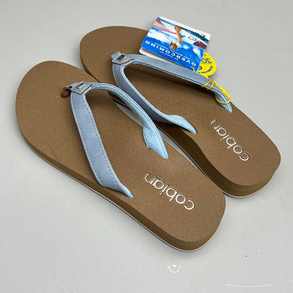 COBIAN Skinny Bounce Comfortable Synthetic Strap Women's Sz 10 Blue SKI25-400-010