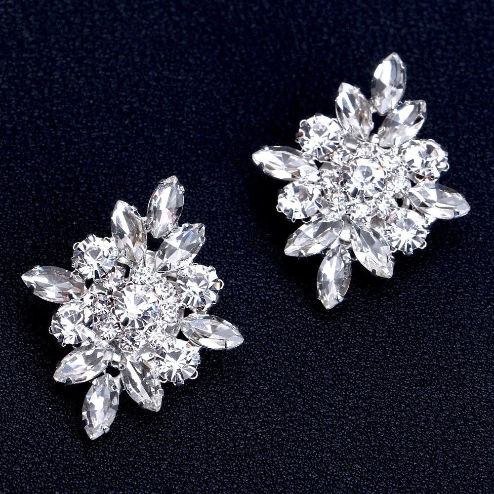 Paris - Crystal Bridal Shoe Clips