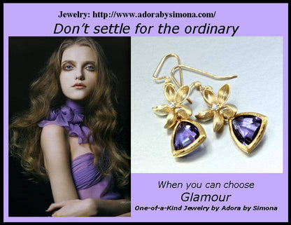 "Ariadna" - Cubic Zirconia and 14K Gold-Filled Earrings