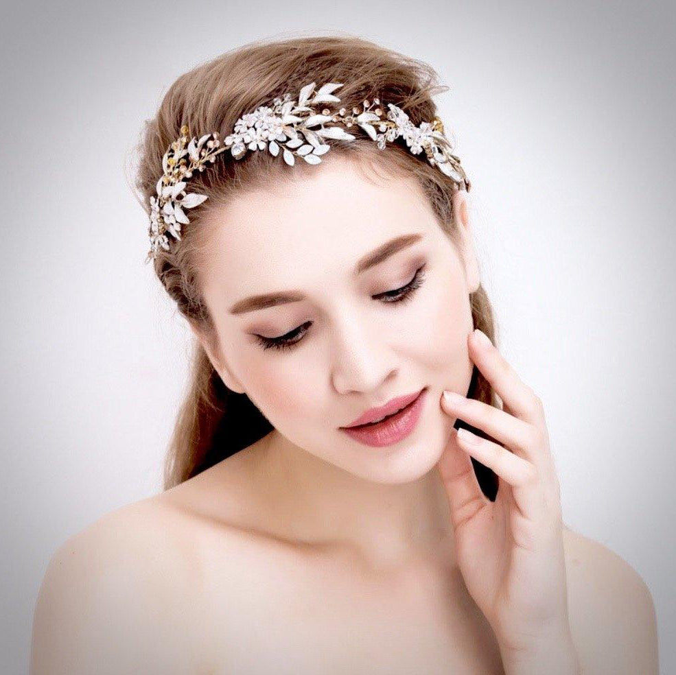 Ivy - Bohemian Crystal Headband - Available in Silver, Gold and Rose Gold