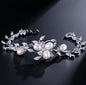 Anna - Freshwater Pearl and Cubic Zirconia Bridal Bracelet - Available in Silver, Rose Gold and Yellow Gold