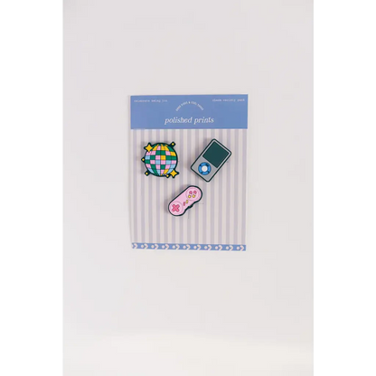 Charming 90s Nostalgia Clog Charm Set