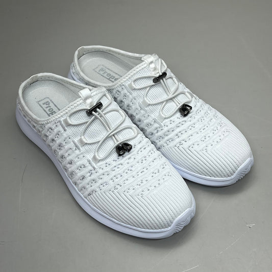 PROPET Travel Bound Slide Remove Footbed Women's Sz 8.5 M(B) White Daisy WAT031M