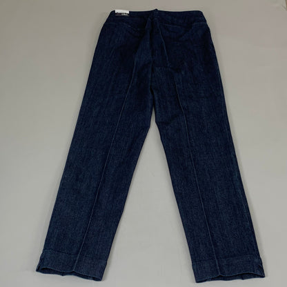 MULTIPLES Narrow Leg Pant Petite Women's Sz 4  Denim M2604P