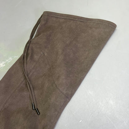 MARC FISHER  LTD Over The Knee Boot Pointy Toe Partial Zip Women's Sz 8.5 Brown