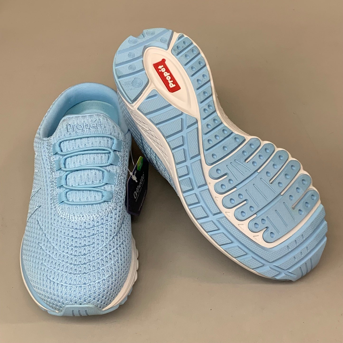 PROPET Tour Knit Slide Sneaker Shoes XX(4E) Women's SZ 8 Baby Blue WAO001MBBLE-08