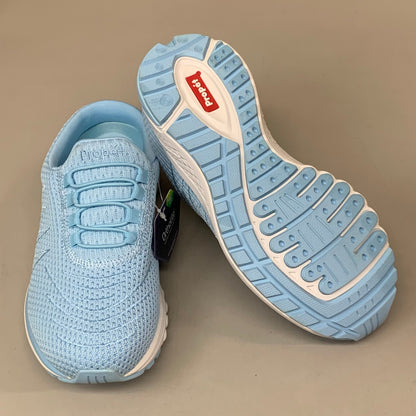 PROPET Tour Knit Slide Sneaker Shoes XX(4E) Women's SZ 8 Baby Blue WAO001MBBLE-08