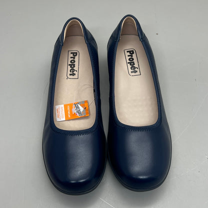 PROPET Yara Slip-On Cushioned Orthotic Comfort Women's Sz 7.5 Navy WCX004L