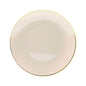10 In. Classic Ivory Design Plastic Plates | 120 Count