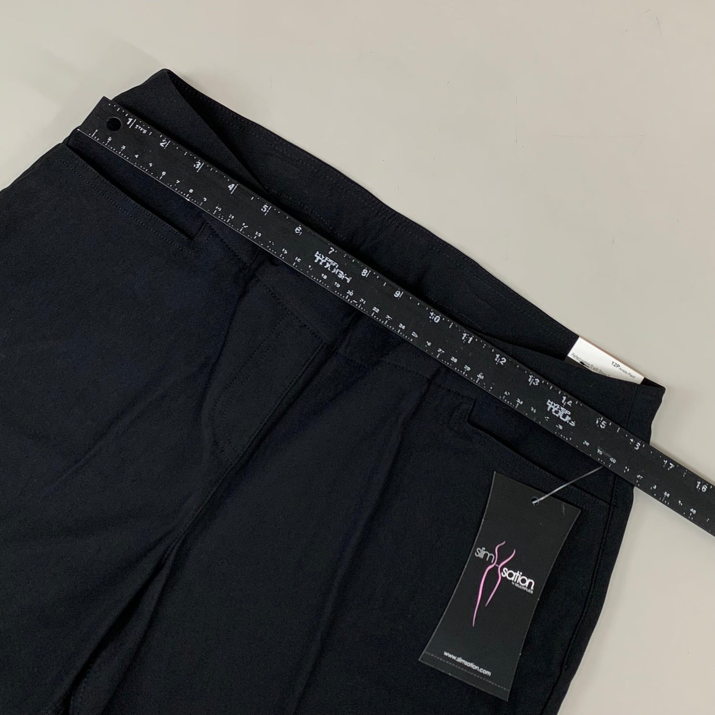 MULTIPLES Ankle Pants Petite Women's Sz 12P Black