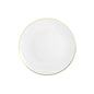 8 In. Classic Gold Design Plastic Plates | 120 Count
